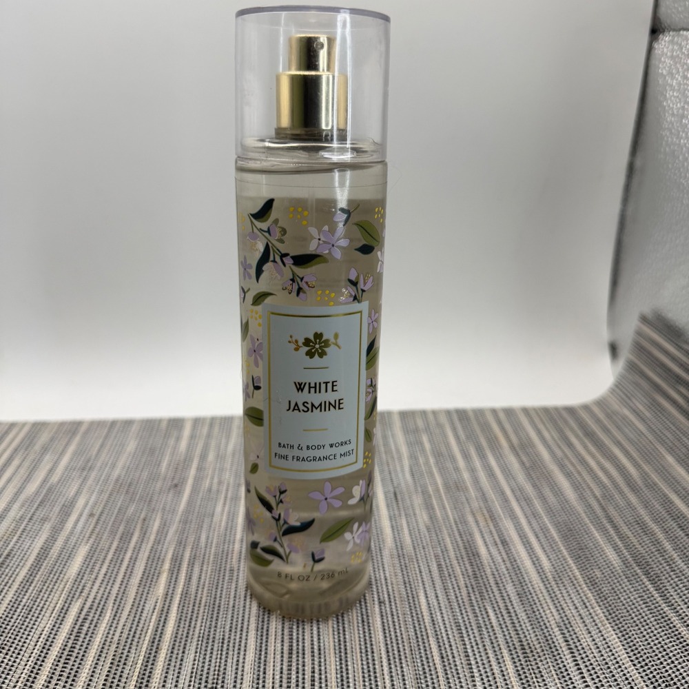 Bath Body Works White Jasmine Fine Fragrance Mist 8oz Body Spray Floral Scent